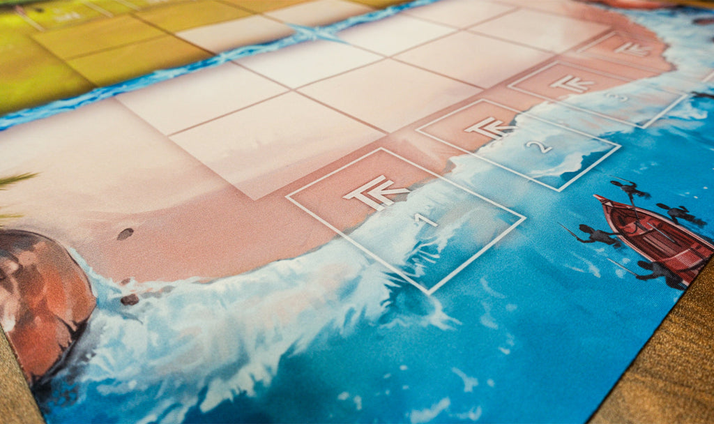 1-Player Deluxe Playmat: Coast (Water) Time Rift