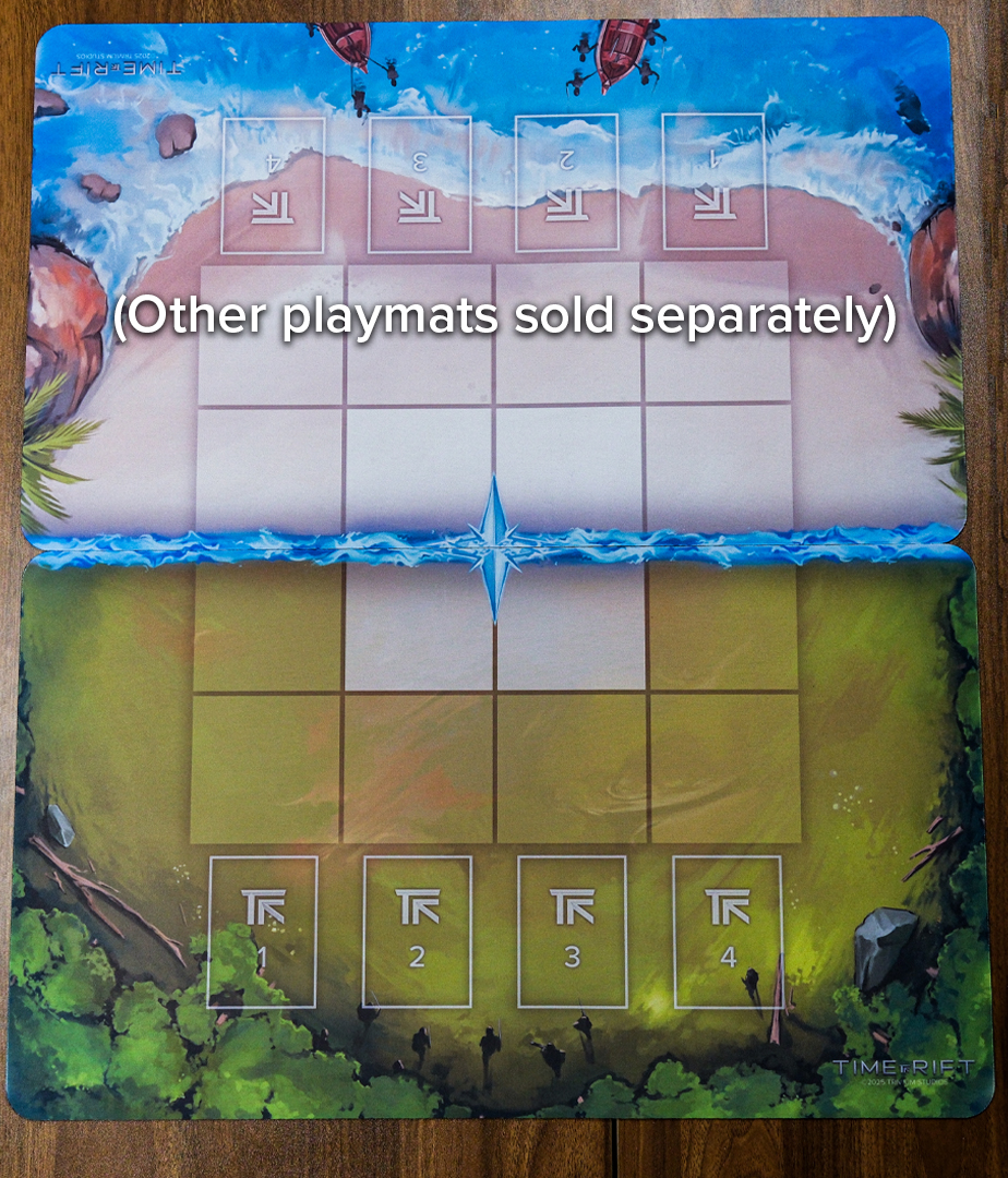 1-Player Deluxe Playmat: Forest (Wood) Time Rift
